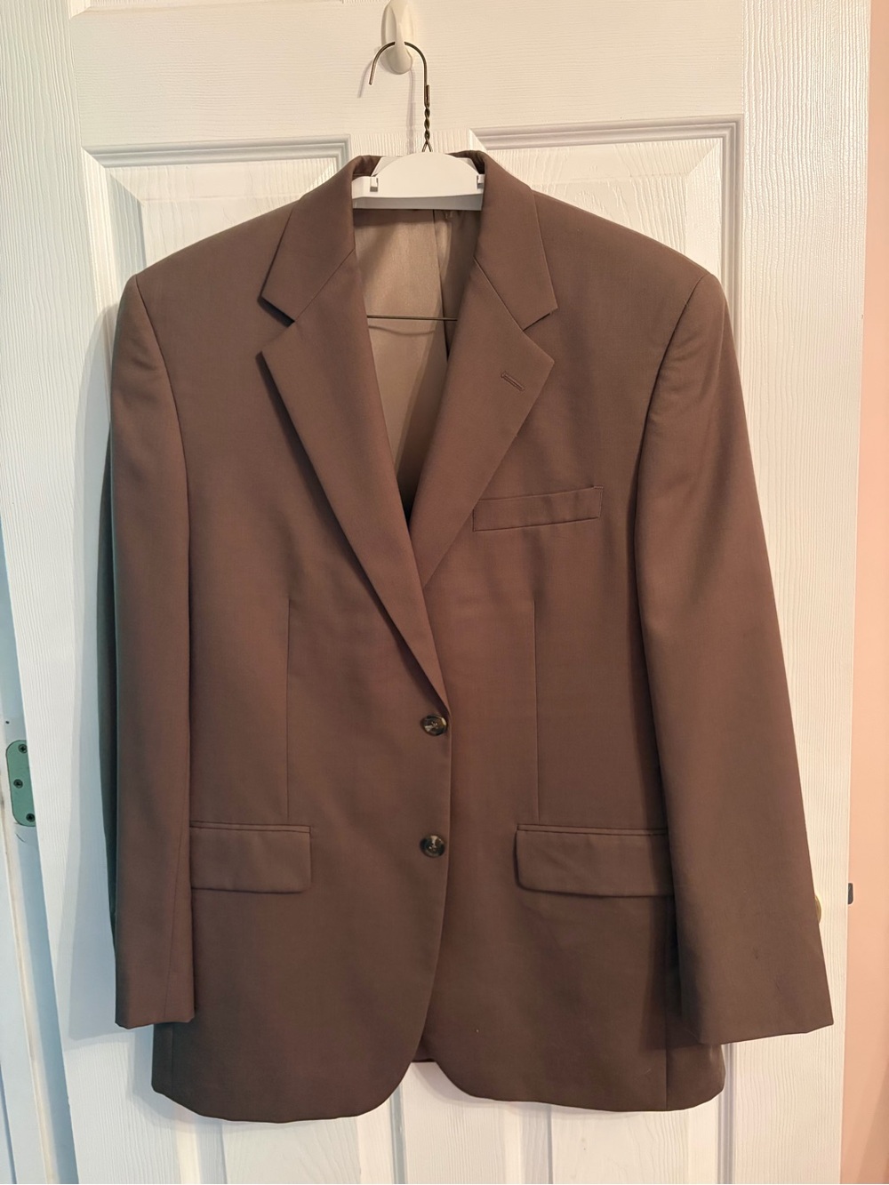 Chaps Men's Brown Two-Button Sport Coat Blazer